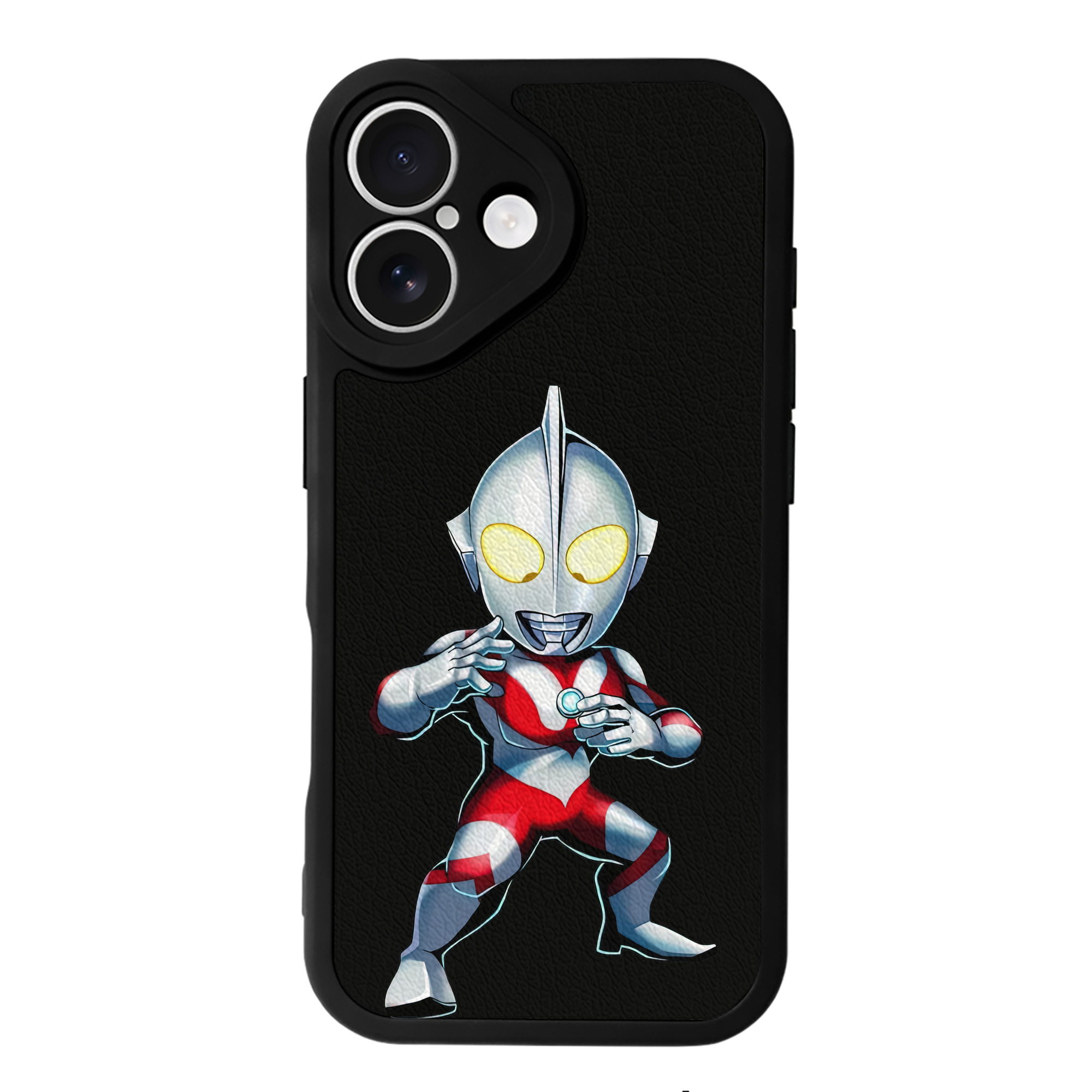 （画像用） ウルトラマン Ultraman 【iPhone 16シリーズ対応】シリコンスマホケース（レザー調） 材質：シリコン